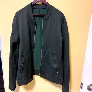 Lululemon men’s green bomber jacket size large